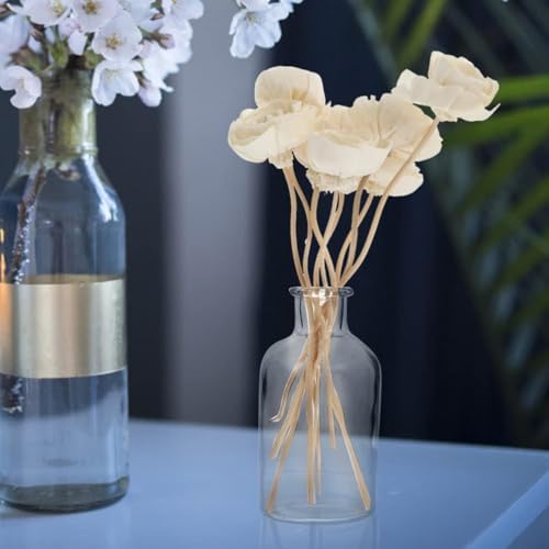 Valkindo 6PCS Rattan Diffuser Sticks Flower Essential Oil Refill