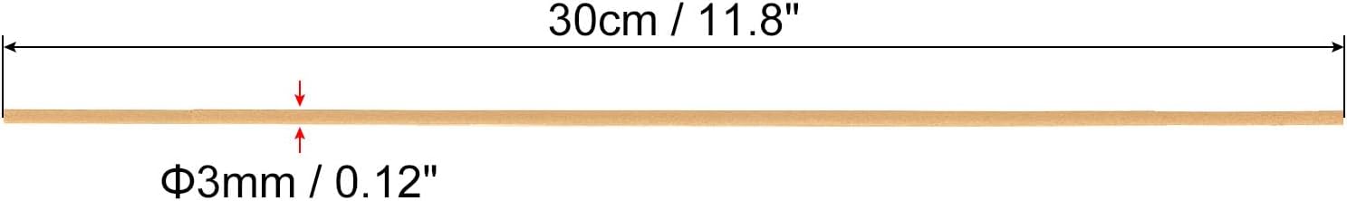 PATIKIL 30cm Reed Diffuser Stick Set 50 Pack