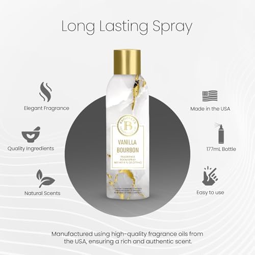 Brooklyn Fragrance Co Marble Room Spray - Vanilla Bourbon 6 Fl Oz