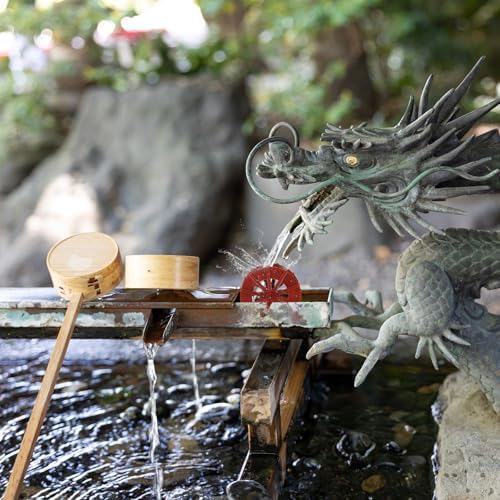 Uxcell 2 Pcs Fountain Water Wheel 59 Inch Desktop Decor Statue Aquarium Wheel Red