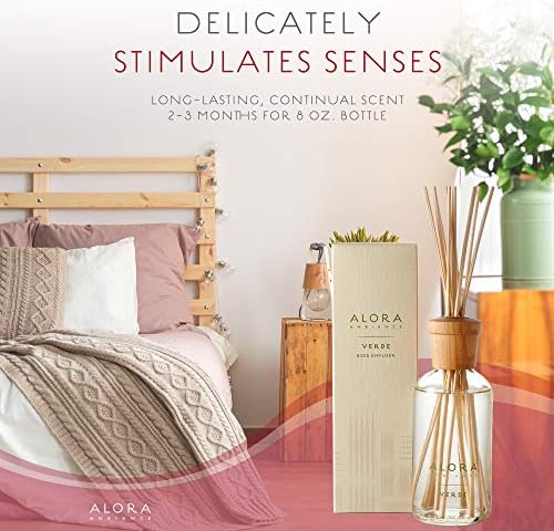 Verde 8 oz Reed Diffuser with Fresh Melon Fragrance