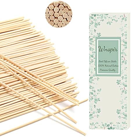 Wnspir 100PCS Reed Diffuser Sticks 10 Inch Natural Rattan