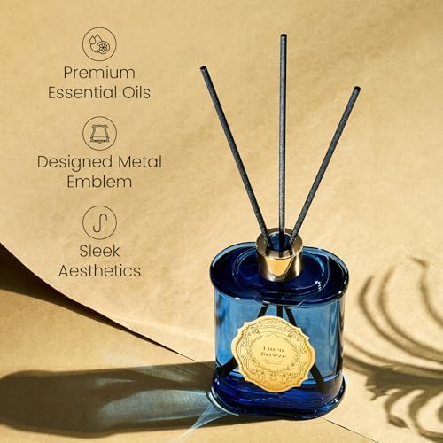 MSENSE 84 Oz Large Reed Diffuser Linen Breeze