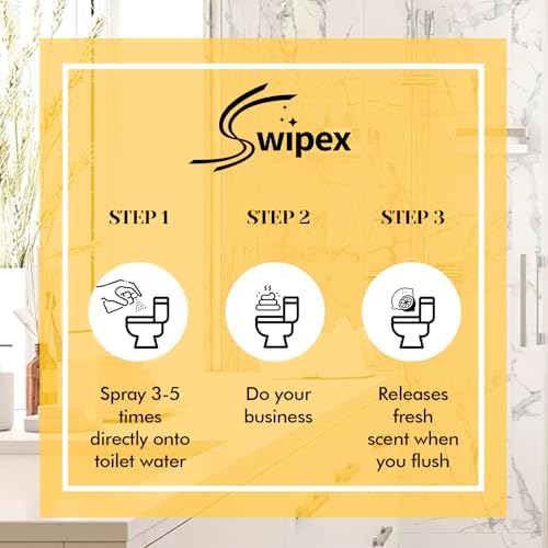 Travel Size Toilet Spray with 5 Essential Scents