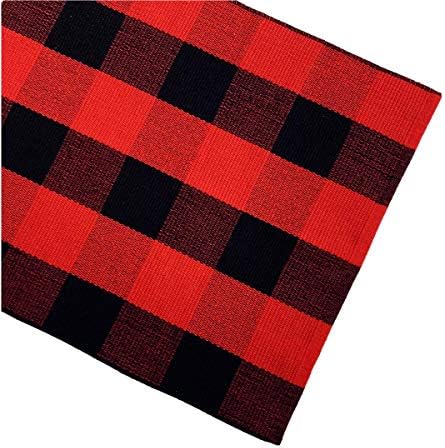 Ukeler Buffalo Check Rug 2 x 3 Machine Washable