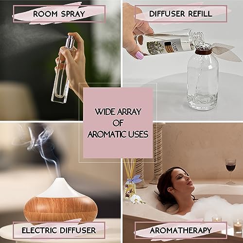 Lovspa De-Stress Lavender Eucalyptus Reed Diffuser Oil Refill with Reed Sticks