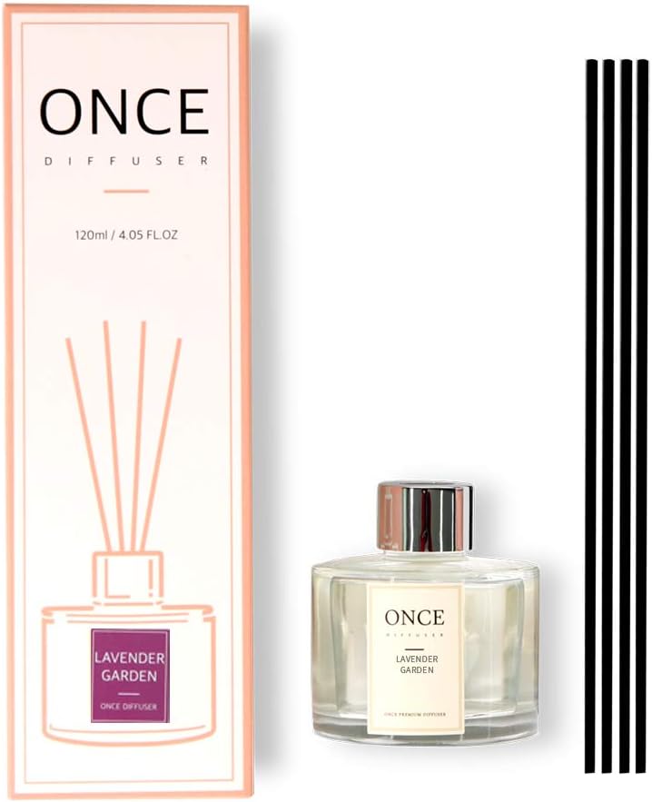 Once Natural Reed Diffuser Set Lavender Garden