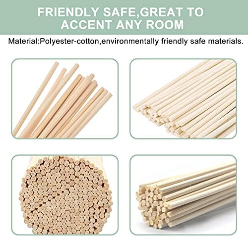 Wnspir 100PCS Reed Diffuser Sticks 10 Inch Natural Rattan