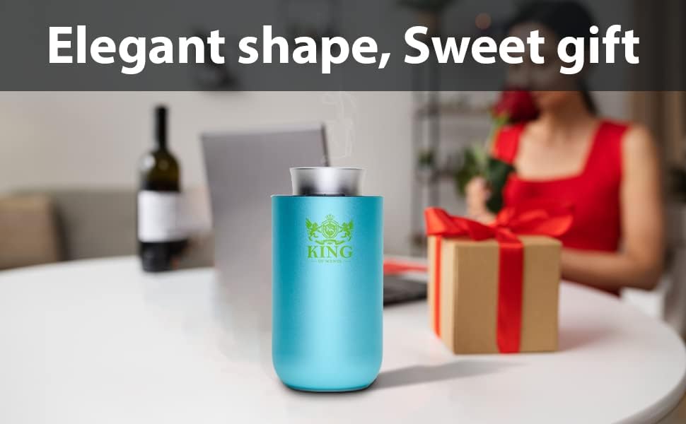 KING OF SCENTS Car Diffuser Blue Large Room Travel Gift