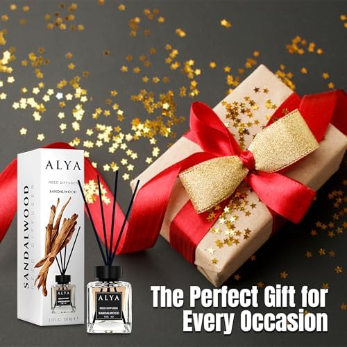 Sandalwood Reed Diffuser for Home - 100ml Long Lasting Aroma
