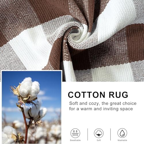 Collive 3x5 Buffalo Plaid Checkered Outdoor Rug