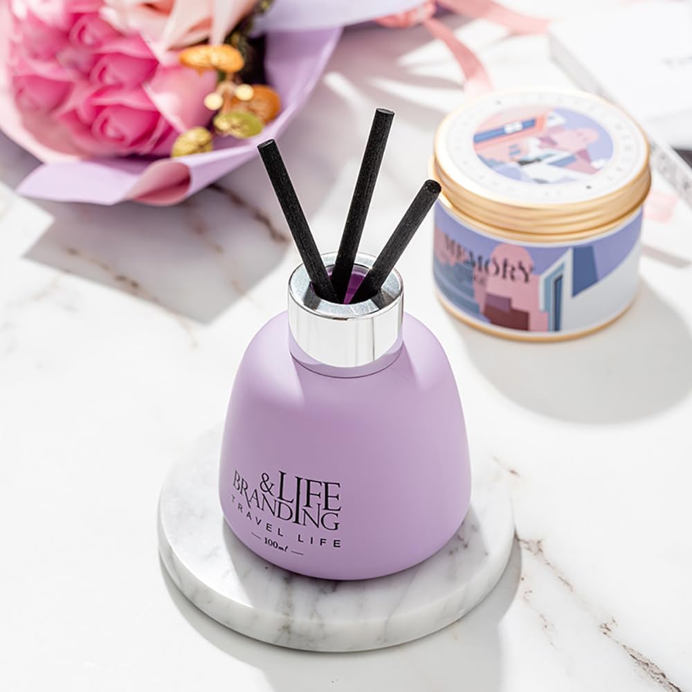 Muufuser Reed Diffuser 100ml Natural Essential Oil Aromatherapy