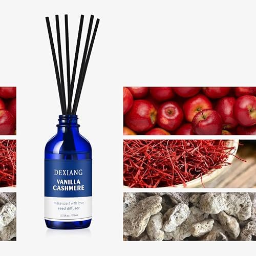 3-Pack Reed Diffuser Set with Elegant Blue Bottles