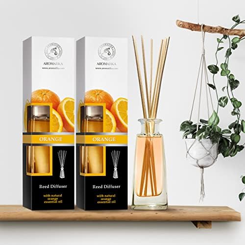 Orange Reed Diffuser - 2x34 Fl Oz - Fresh Room Fragrance