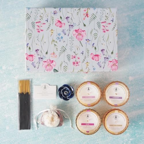 Hosley Unity Candles Set Wedding Bundle with Fragrance Gift Box