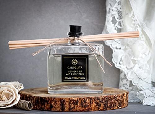 Peppermint Eucalyptus Reed Diffuser Set