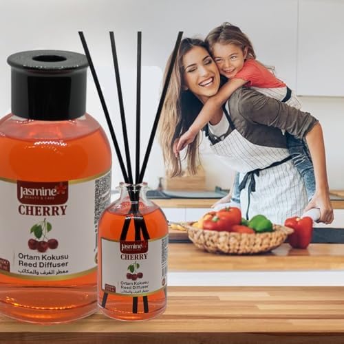 Jasmine Beauty and Care Reed Diffuser Set - Mango Scent 372 Fl Oz