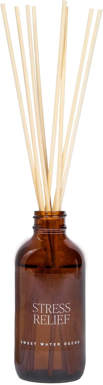Sweet Water Decor Calming Reed Diffuser Set - 4 Months Lasting Scent