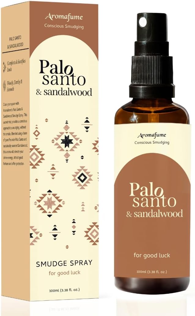 Palo Santo Sandalwood Smudge Spray by Aromafume 100ml