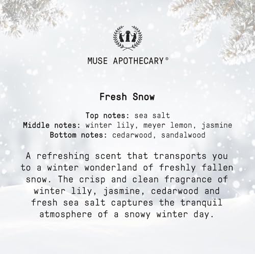 Muse Apothecary Flush Ritual Toilet Spray - Fresh Snow Pack of 3