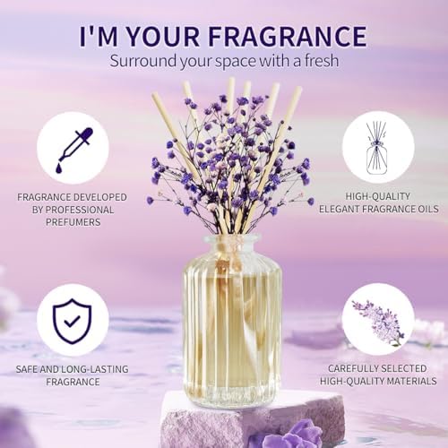 Feny Fresh Lavender Thyme Reed Diffuser Set