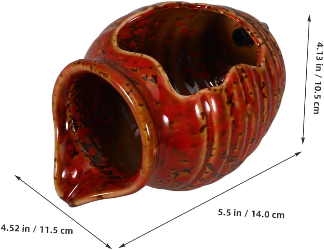 Ceramic Jar Water Fountain Rustic Zen Decor for Indoor and Outdoor Use