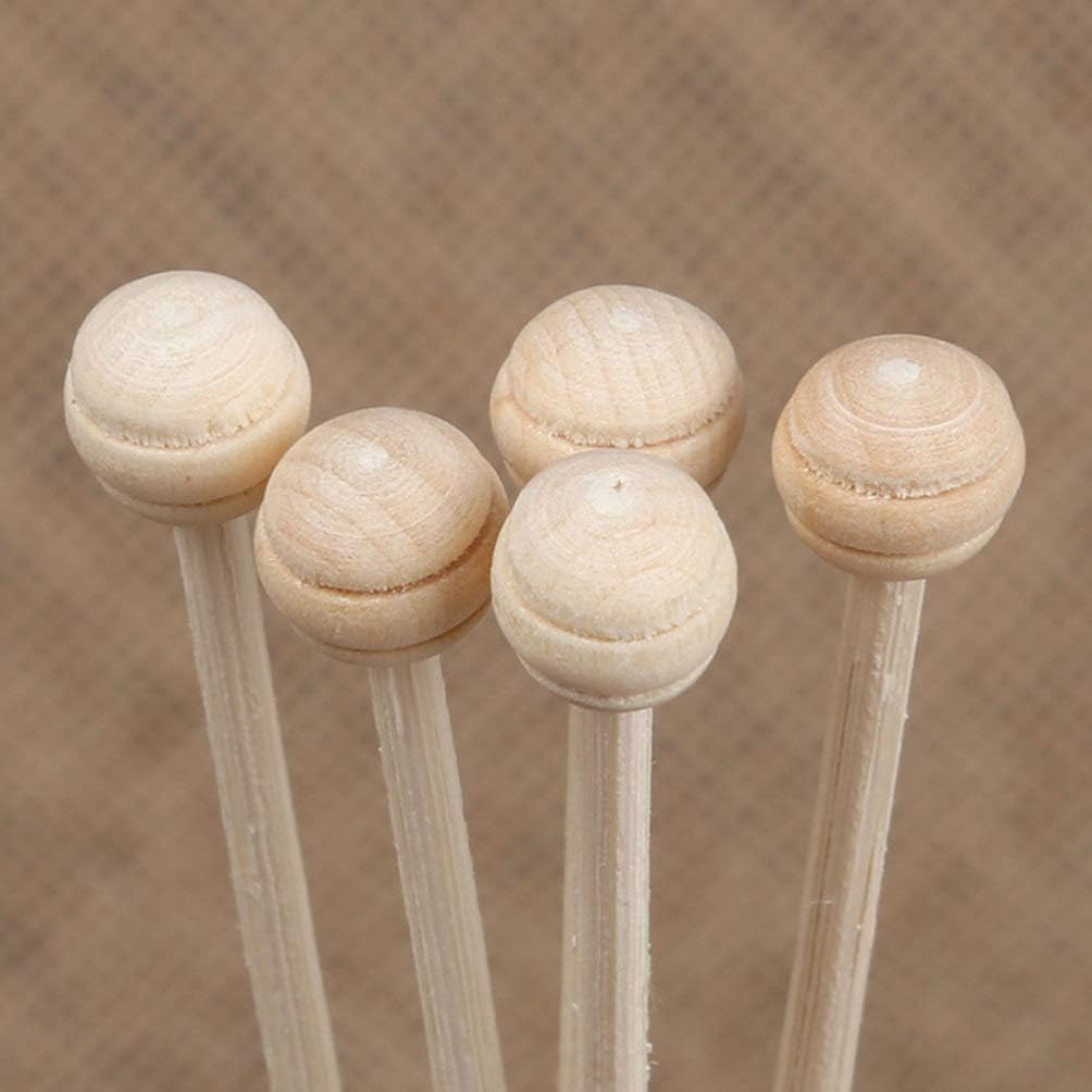 SUPVOX 10 Pcs Reed Diffuser Set with Wooden Beads