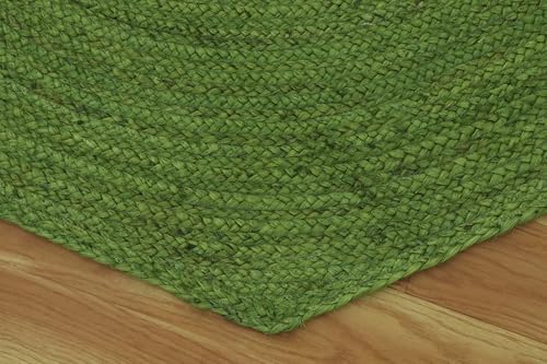 CASAVANI Decorative Kilim Octagon Area Rug Green