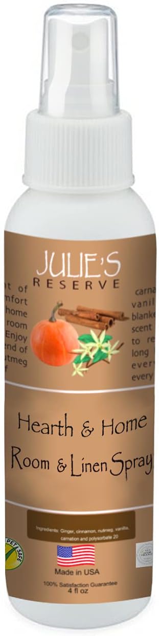 Holiday Hearth Home Room Spray Autumn Pumpkin Spice Latte 4 Fl Oz