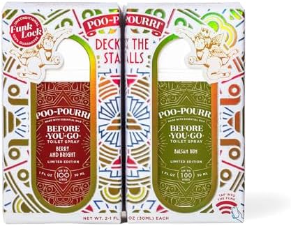 Poo-Pourri Deck The Stalls Gift Set Berry and Bright 1 Fl Oz