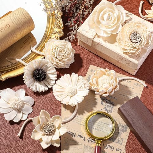 Waydress 15 Piece Sola Flower Diffuser Set