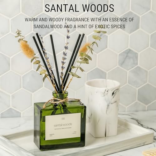 Craft Kin Scented Reed Diffuser Set with Flowers