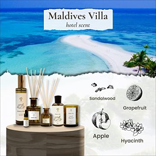 PRISTINE Maldives Resort Inspired Reed Diffuser Set