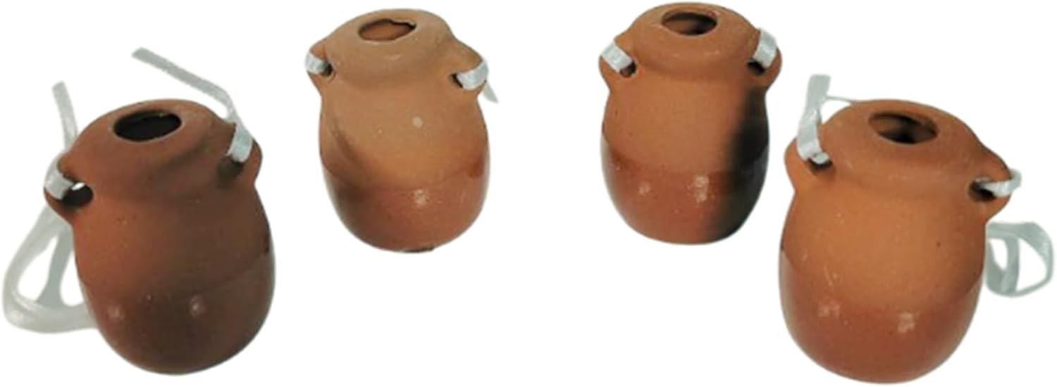 Hosley Reed Diffuser Set of 4 Brown Terracotta Aromatherapy Decor