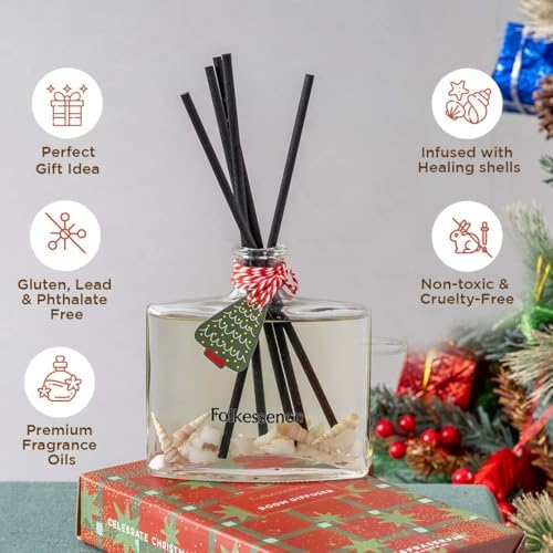 Folkulture Christmas Reed Diffusers for Home Decor