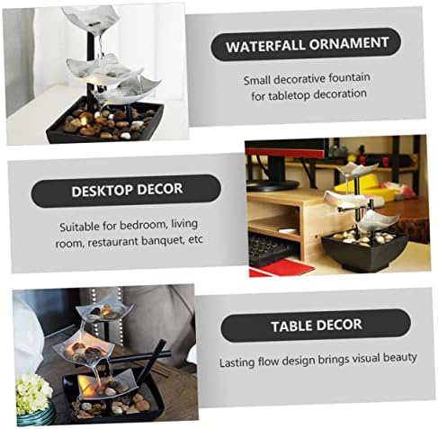 Running Water Tabletop Fountain for Desk Decor