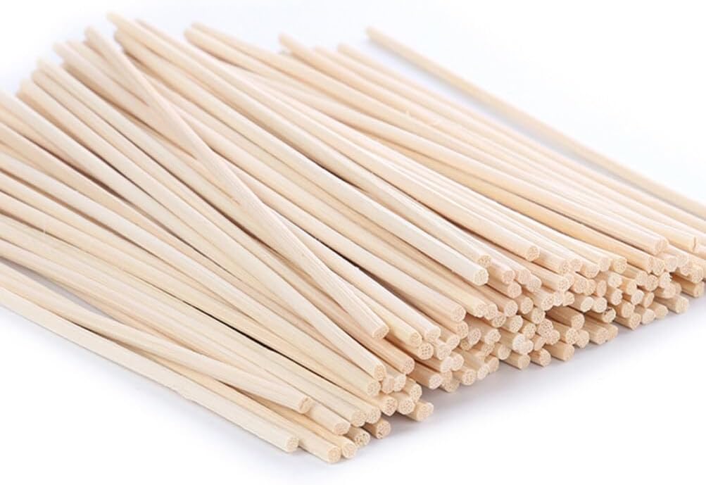 EXCEART Reed Diffuser Sticks 100pcs Natural Rattan Aroma Set
