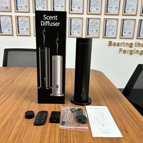 Sleek Desktop Electric Aroma Diffuser in Black and White 85ml Capacity