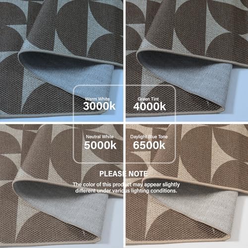 Lahome Modern Geometric Jute Washable Rugs 3x5