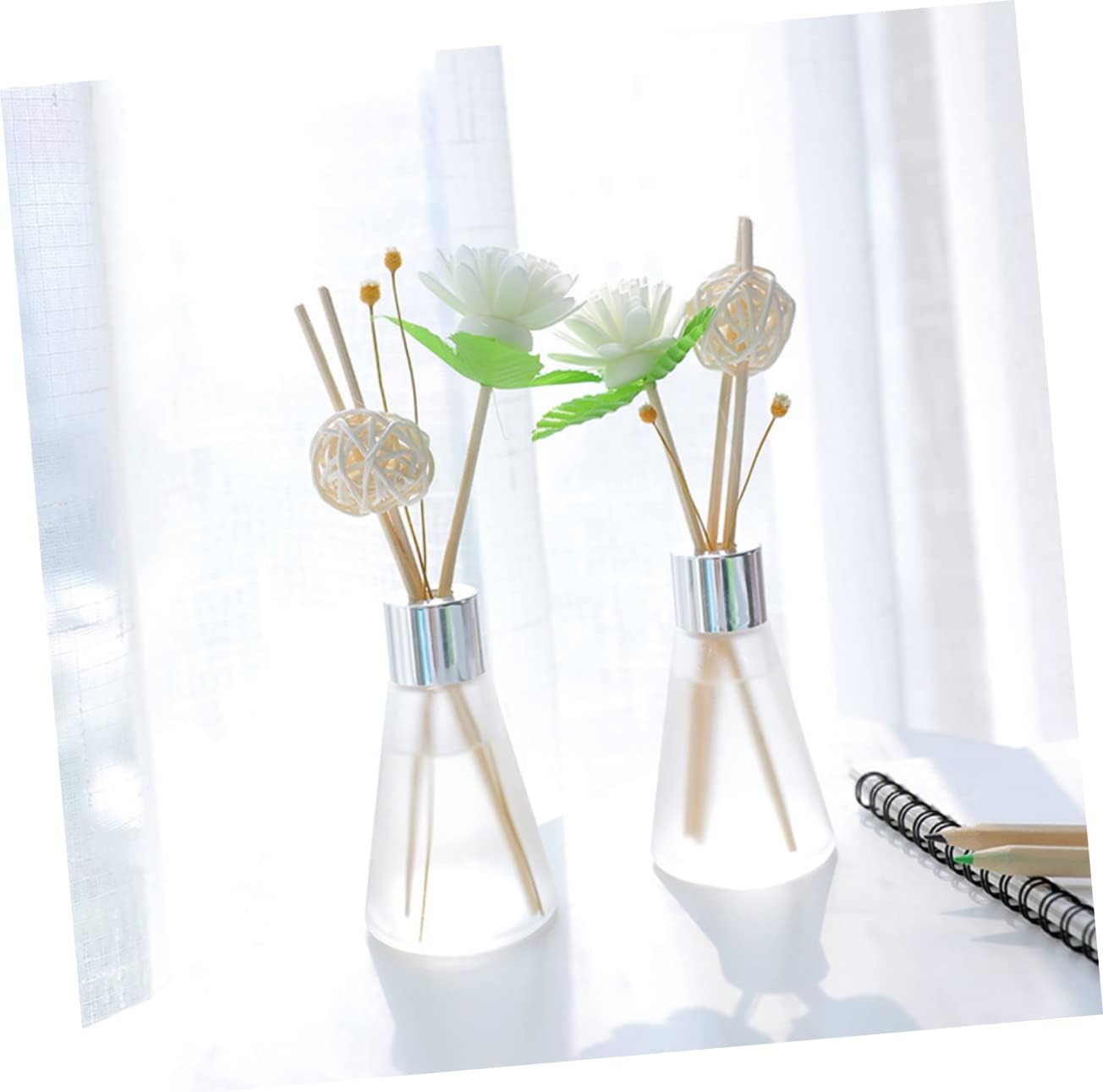 Cabilock 150pcs Natural Reed Diffuser Sticks Set