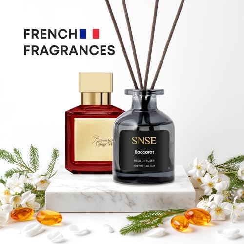 SNSE Baccarat Rouge Reed Diffuser Luxury Aroma Set