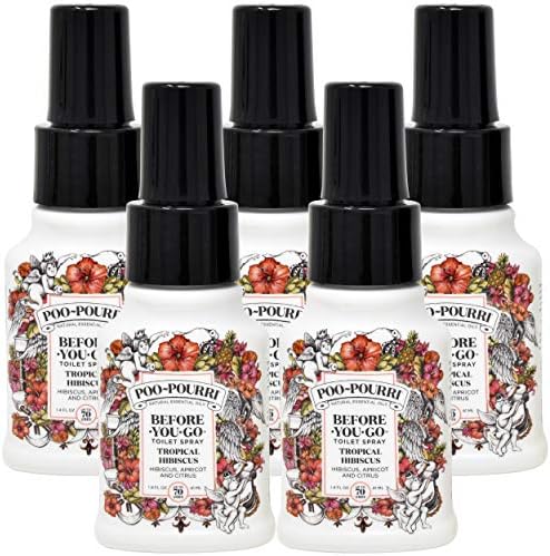 Poo-Pourri Tropical Hibiscus Room Spray 5 Pack