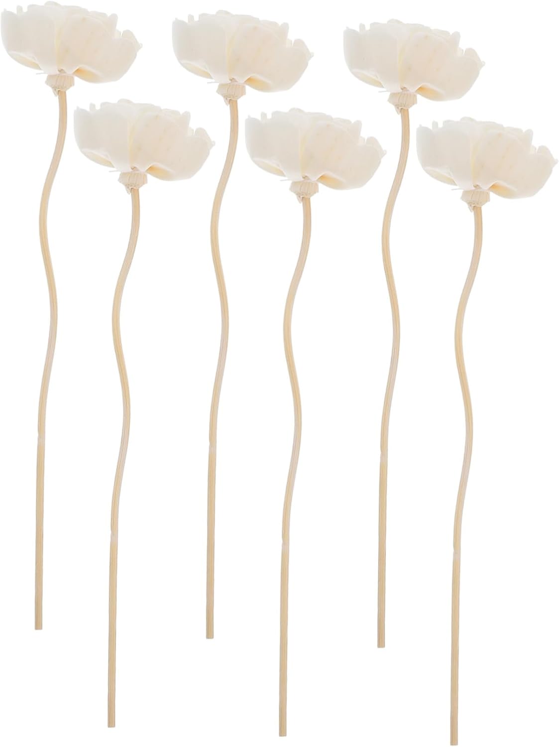 6pcs Aromatherapy Flower Diffuser Sticks Essential Oil Refills