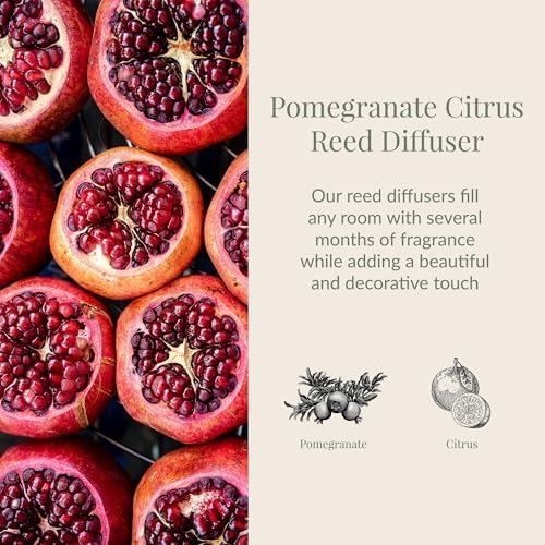 Archipelago Botanicals Pomegranate Citrus Reed Diffuser Set