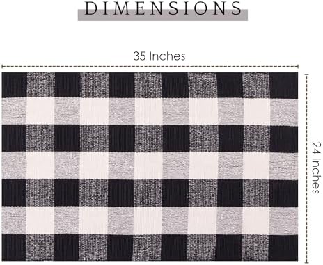 Rajrang Reversible Buffalo Plaid Rug Pack of 2