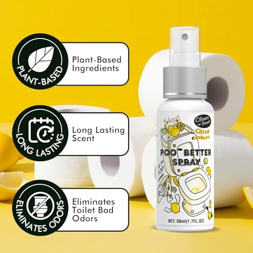 Clean-n-Fresh Toilet Spray 51 Fl Oz Pack of 3 Citrus Scent