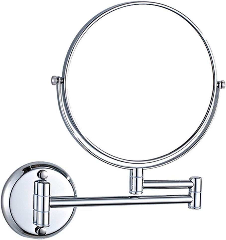 Retro Folding Wall Mirror 8 Inches for Bathroom and Living Room