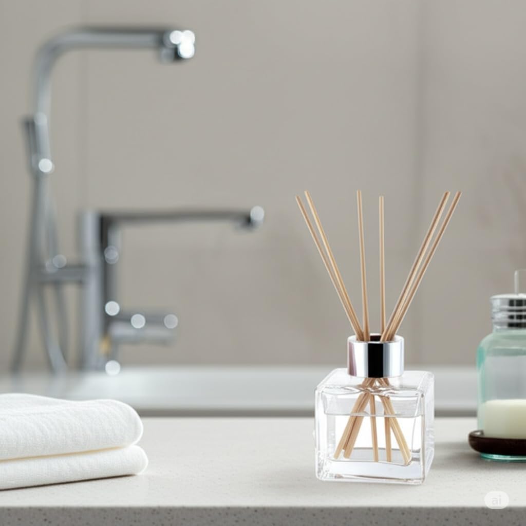 Hosley Lilac Reed Diffuser Set for Home Fragrance