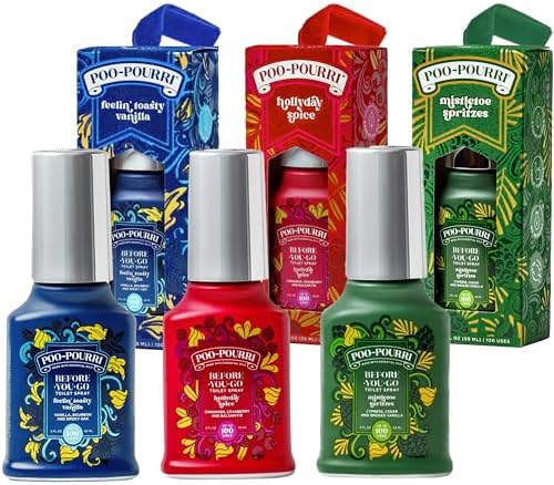 Poo-Pourri Toilet Spray Holiday Pack - 3 Bottles