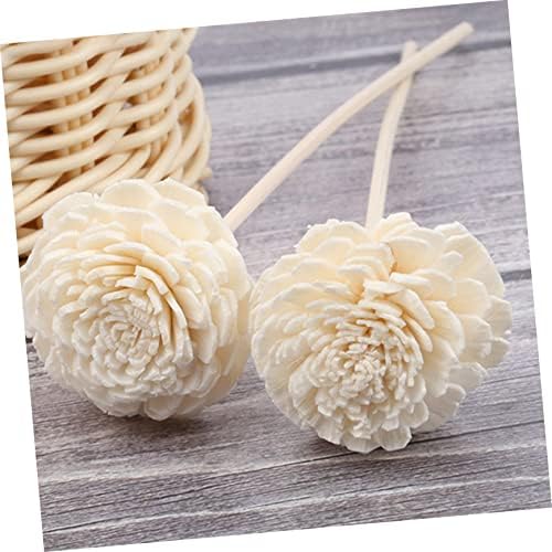 3pcs Handmade Dried Flower Sticks for Home Elegant Rattan Diffuser Reeds